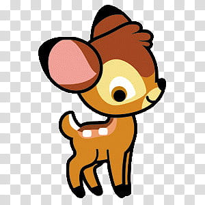 Disney Cute, Bambi The Deer illustration transparent background PNG clipart