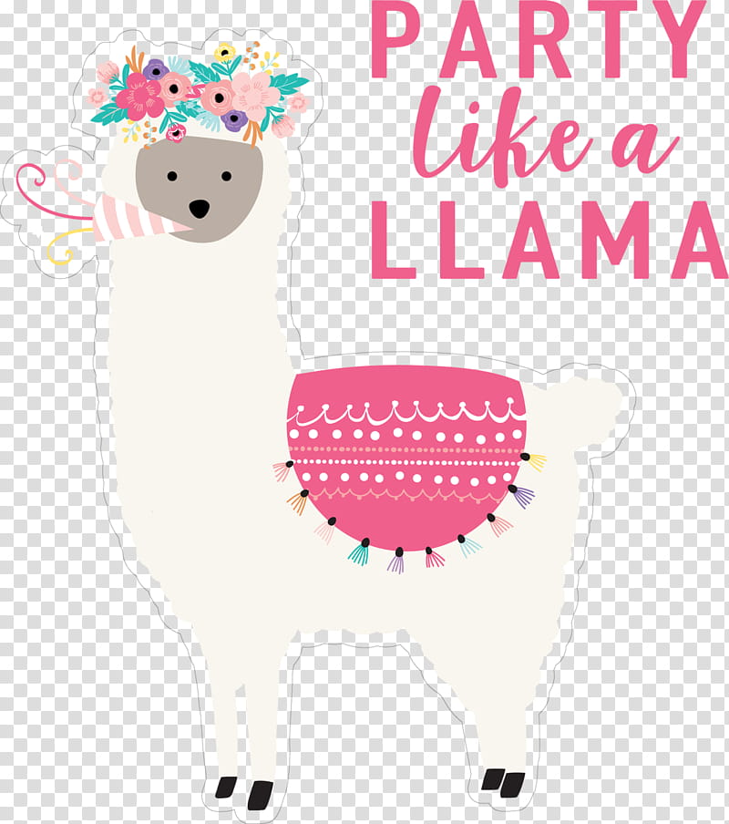 Llama, Printing, Text, Silhouette, Printer, Cartoon, Animal, Pink transparent background PNG clipart