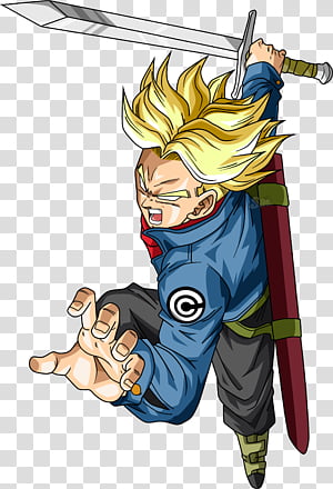 Ssj Mirai Trunks - Dragon Ball Z Trunks Del Futuro Ssj - Free Transparent  PNG Download - PNGkey