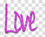 pink love text art transparent background PNG clipart