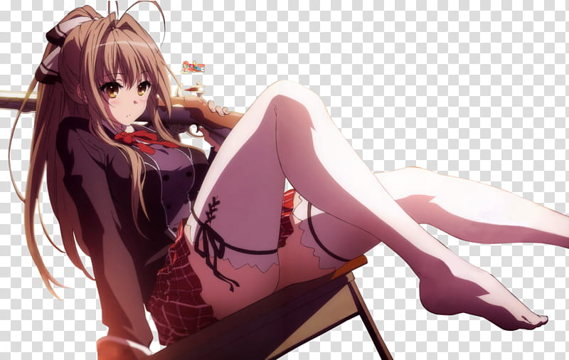 Sento Isuzu (Amagi Brilliant Park), HD Render, female anime character transparent background PNG clipart