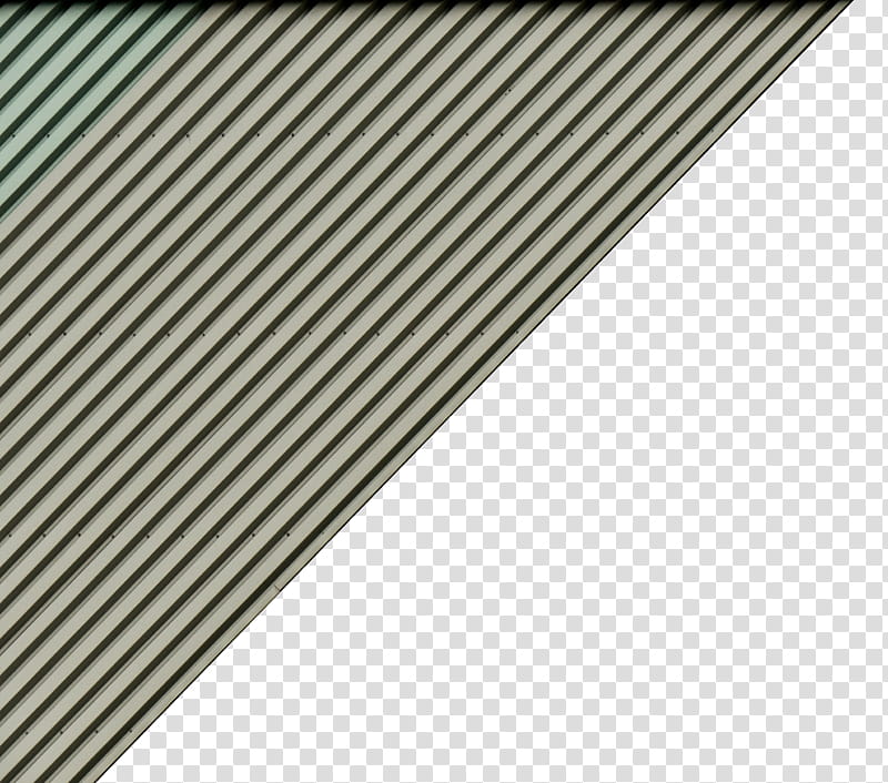 , close-up of triangle gray corrugated sheet transparent background PNG clipart