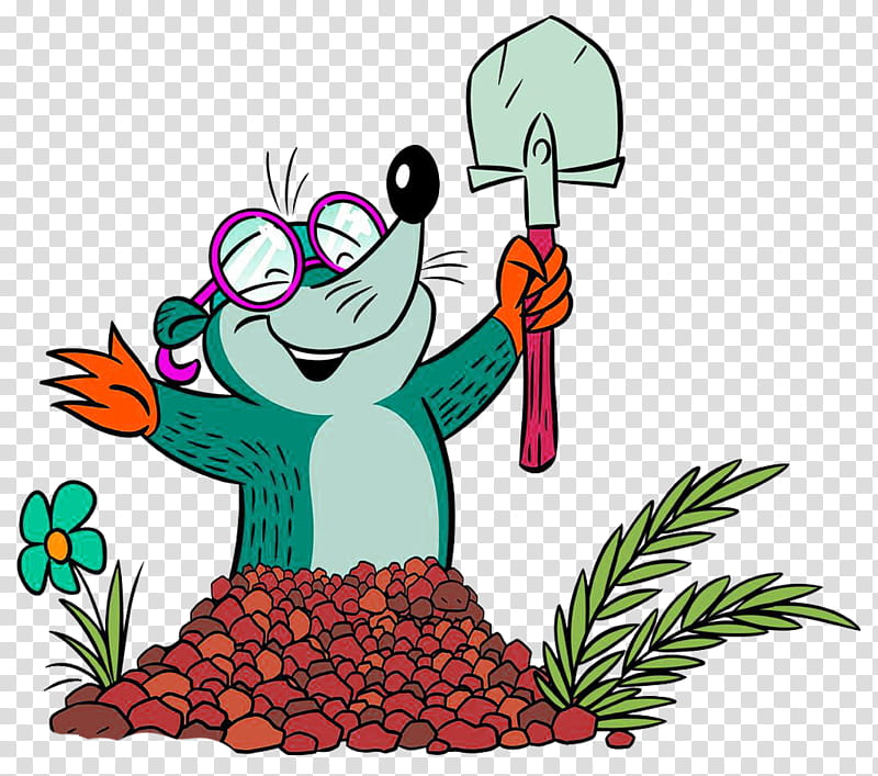 Mole, Moles, Cartoon, European Mole, Flower, Plant, Food, Tree transparent background PNG clipart