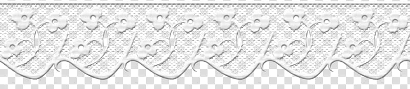 lace decoration , white floral border transparent background PNG clipart