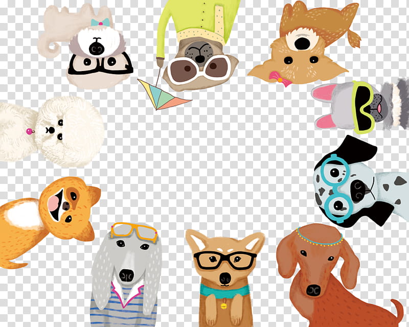 Swimming, Dog, Cartoon, Creative Work, Snout, Originality, Breed, Petal transparent background PNG clipart