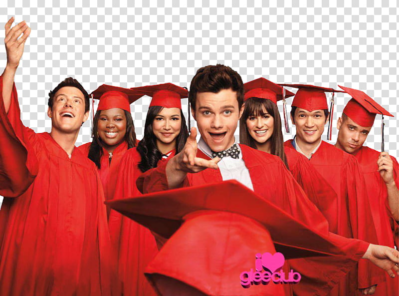 glee club wearing graduation dress transparent background PNG clipart