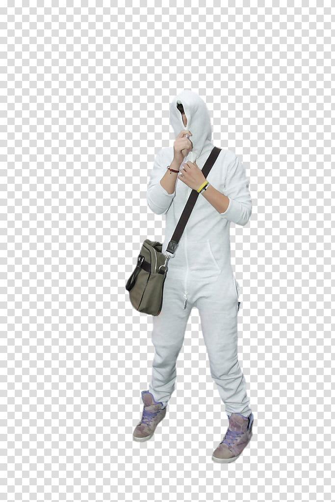 Harry Styles, man wearing white overalls transparent background PNG clipart