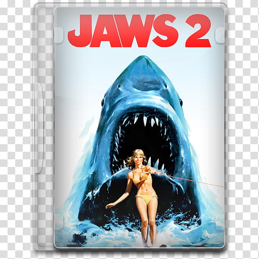 Movie Icon , Jaws , Jaws  DVD cover transparent background PNG clipart