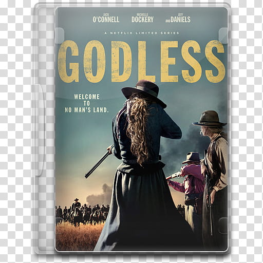 TV Show Icon , Godless, Godless DVD case transparent background PNG clipart