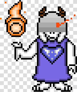 Undertale Sprite Pixel art, sprite, fictional Character, art, toriel png