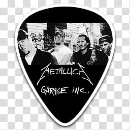 Metallica Album Cover Icons, GARAGEINC transparent background PNG clipart