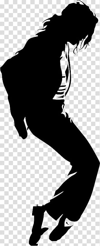 Michael Jackson Moonwalk, Logo, Stencil, cdr, Silhouette, Bad, Black, Black And White transparent background PNG clipart
