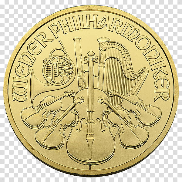 Cartoon Gold Medal, Canadian Gold Maple Leaf, Gold Coin, Precious Metal, Bullion Coin, Silver, Austrian Mint, Vienna Philharmonic transparent background PNG clipart