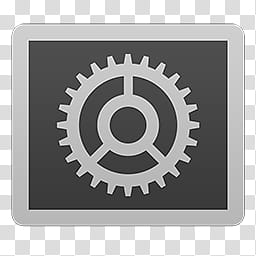 Mac OS X Mavericks icons, Preferences, gray system icon transparent background PNG clipart