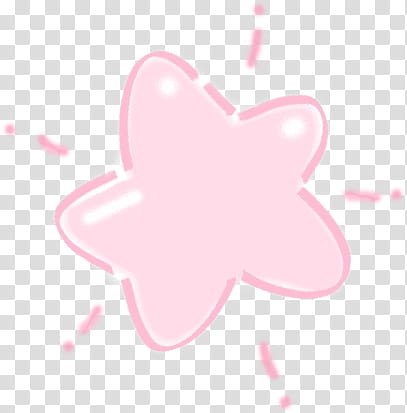 Mochi, pink star illustration transparent background PNG clipart