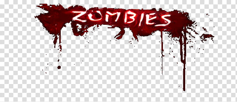 Zombies logo transparent background PNG clipart