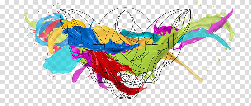 Color, Color , Wing transparent background PNG clipart