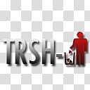 Futura Gradient Icons, Trash Full , TRSH, near trash can transparent background PNG clipart