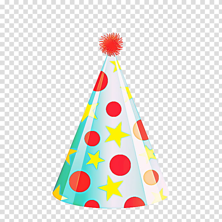 Party hat, Cone, Party Supply, Polka Dot, Costume Accessory, Costume Hat, Headgear, Christmas Tree transparent background PNG clipart