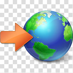 Vista RTM WOW Icon , Connect To Internet, Earth illustration transparent background PNG clipart