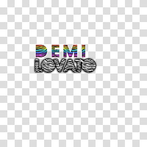 Texto de Demi Lovato transparent background PNG clipart thumbnail