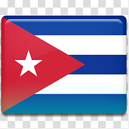 All in One Country Flag Icon, Cuba-Flag- transparent background PNG clipart