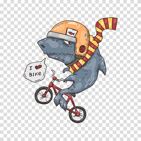 Cartoon Shark, Bicycle, Motorcycle, Bicycle Wheels, Cycling, Bicycle Pedals, Bicycle Helmets, Mountain Bike transparent background PNG clipart