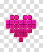 SUPER MEGA DE NES, pink heart illustration transparent background PNG clipart