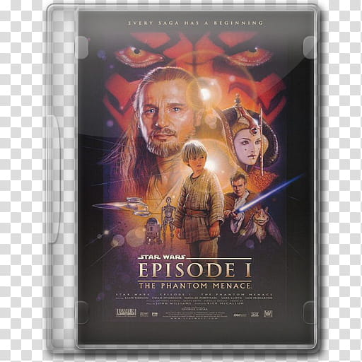 Star Wars Saga, Star-Wars The Phantom Menace icon transparent background PNG clipart