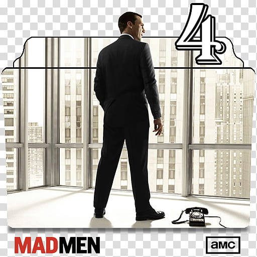 Mad Men series and season folder icons, Mad Men S ( transparent background PNG clipart