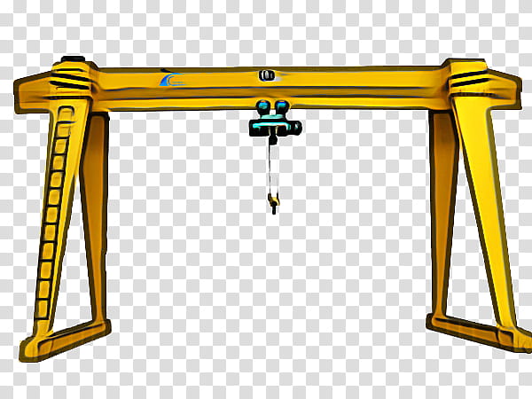 Table, Crane, Gantry Crane, Hoist, Overhead Crane, Metric Ton, Girder, Rope transparent background PNG clipart