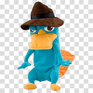 Perry the platypus plush toy transparent background PNG clipart