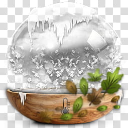 Sphere   the new variation, snowflakes inside clear glass globe transparent background PNG clipart