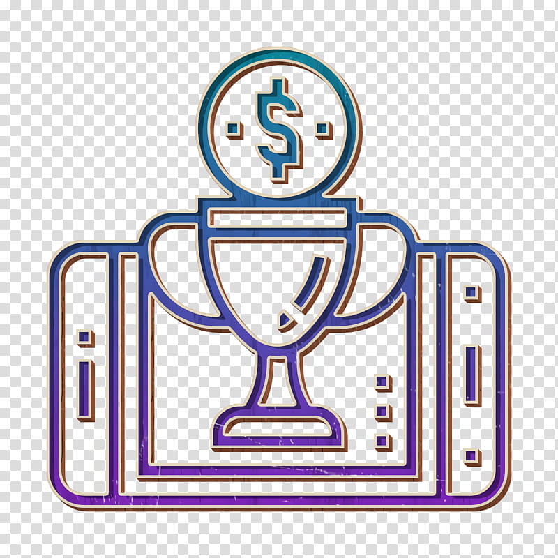 Reward icon Digital Banking icon, Menorah transparent background PNG clipart