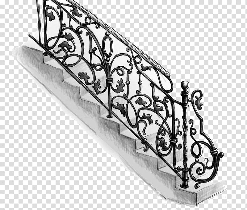 Metal, Forging, Handrail, Staircases, Guard Rail, Fence, Balcony, Iron transparent background PNG clipart