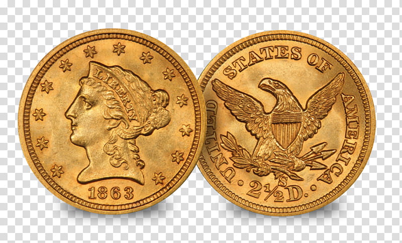 Eagle, Coin, United States Of America, American Civil War, Gold, Confederate States Of America, Gold Coin, Gold Dollar transparent background PNG clipart