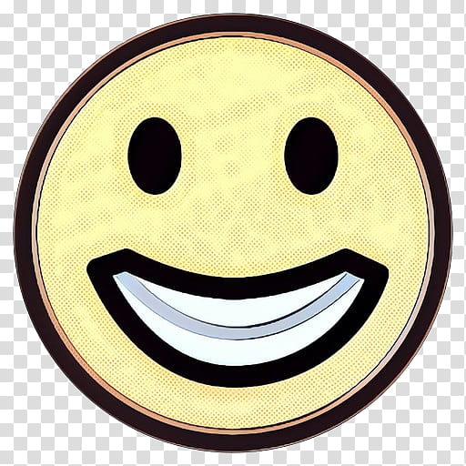 Happy Face Emoji, Pop Art, Retro, Vintage, Smiley, Emoticon, Tuzki, Computer Icons transparent background PNG clipart