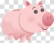 pink piggy bank transparent background PNG clipart