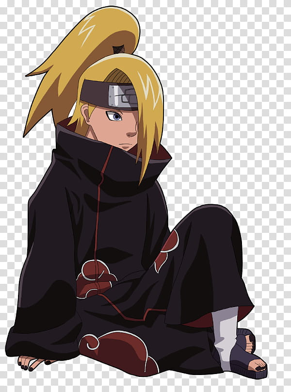 Deidara, Naruto character transparent background PNG clipart
