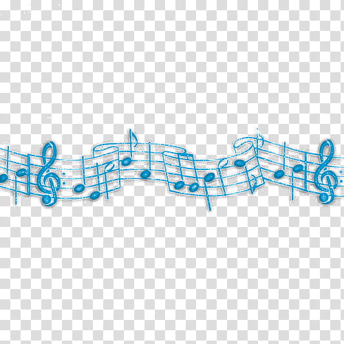 blue musical note transparent background PNG clipart
