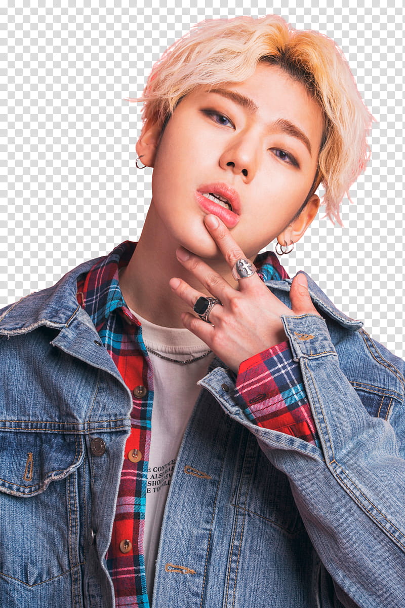 ZICO, man holding lips transparent background PNG clipart