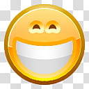 Oxygen Refit, face-grin, yellow smiley emoticon transparent background PNG clipart