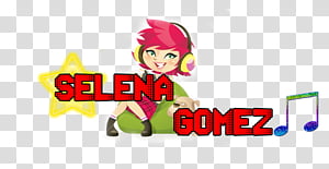 Texto selena gomez transparent background PNG clipart thumbnail