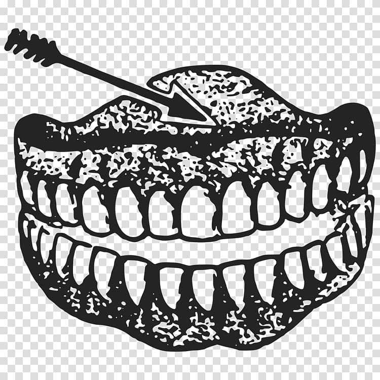 Mouth, Black And White
, Drawing, Human Tooth, Dentures, Dentistry, Visual Arts, Line Art transparent background PNG clipart