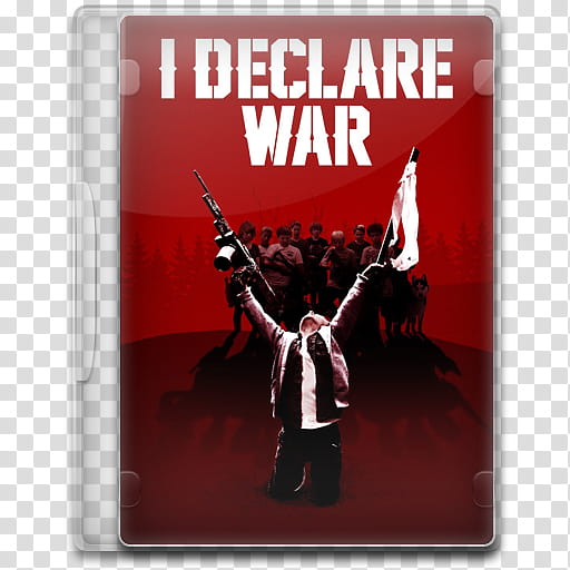 Movie Icon Mega , I Declare War, I Declare War DVD case transparent background PNG clipart