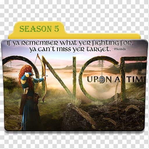 Once upon a time season  icons folder MERIDA , OUATMeridaS transparent background PNG clipart