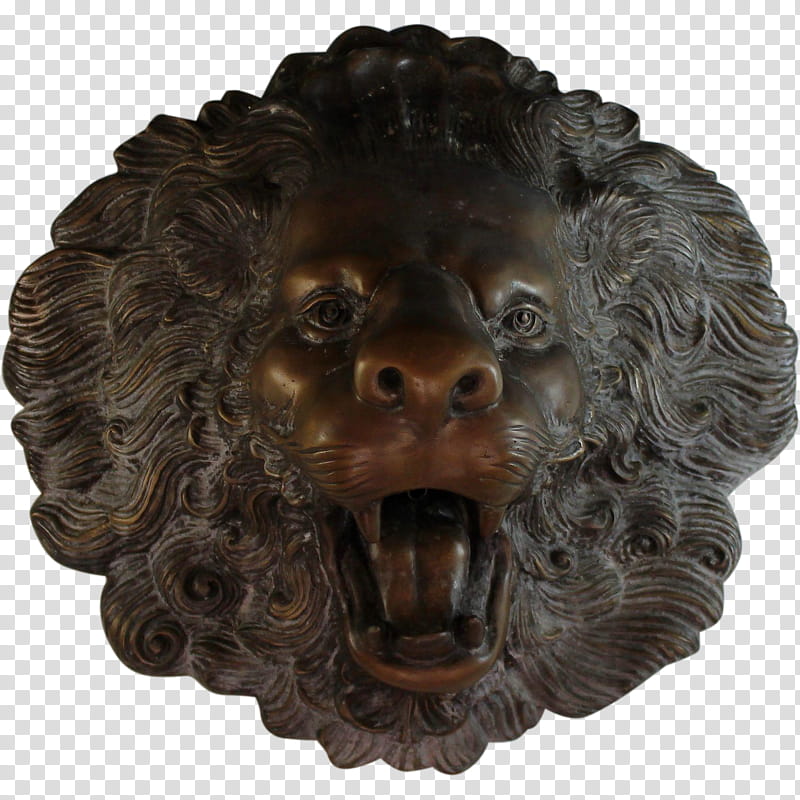 Lion, Boykin Spaniel, Bronze, Architecture, Metal, Fountain, Paperweight, Architectural Element transparent background PNG clipart