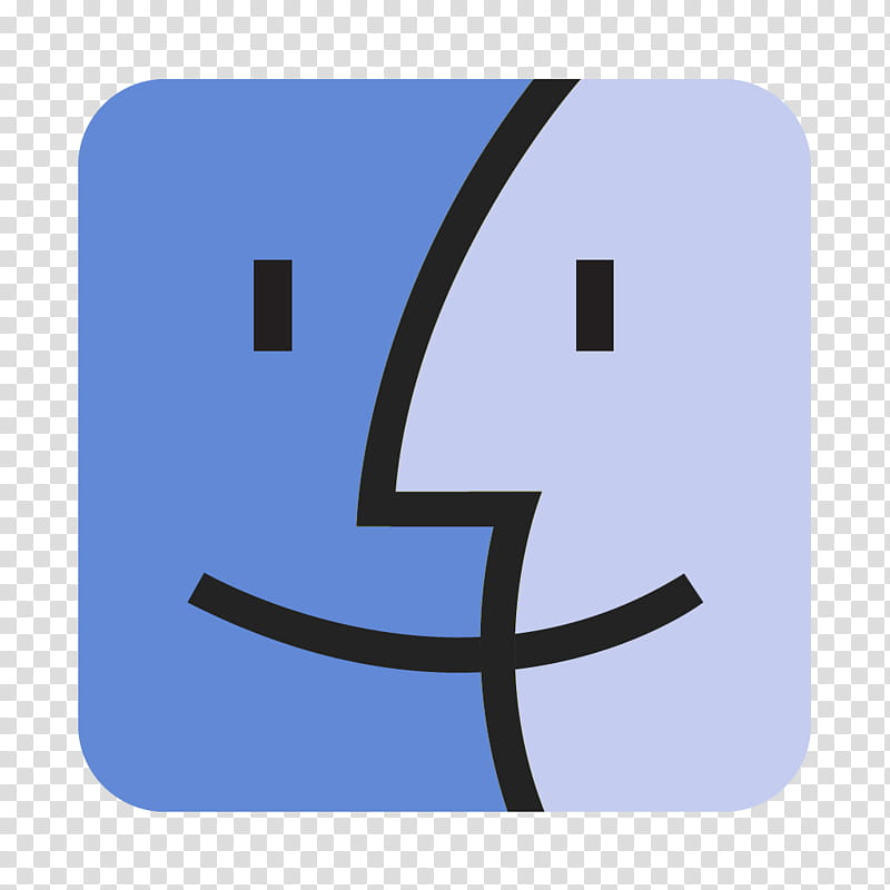 macOS App Icons, finder transparent background PNG clipart