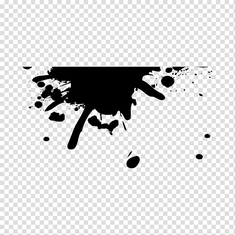 MMD Bendy and the Ink Machine DL, black and white splash paint illustration transparent background PNG clipart