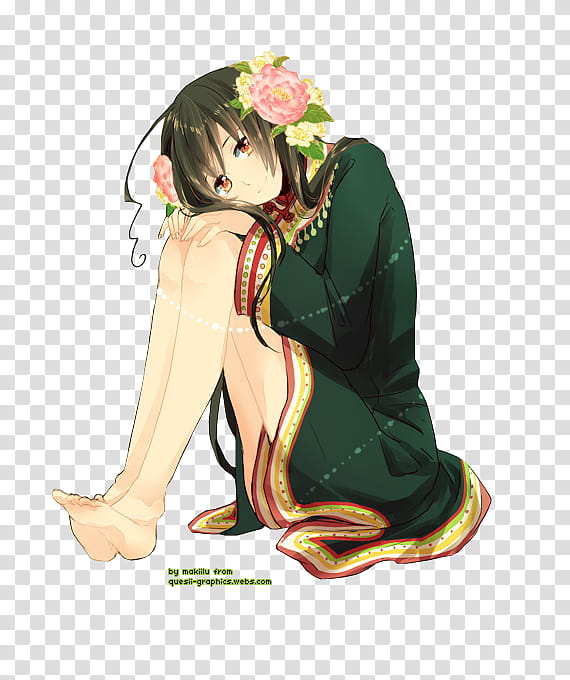 Hetalia Taiwan, black-haired girl anime character illustration transparent background PNG clipart